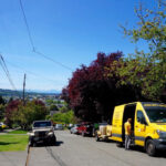 action jackson van on street