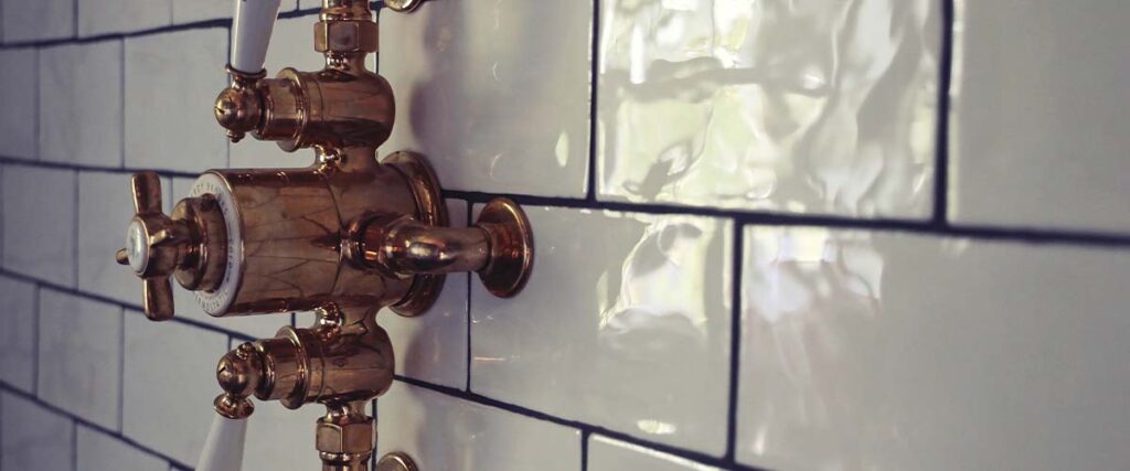 bathroom shower handle