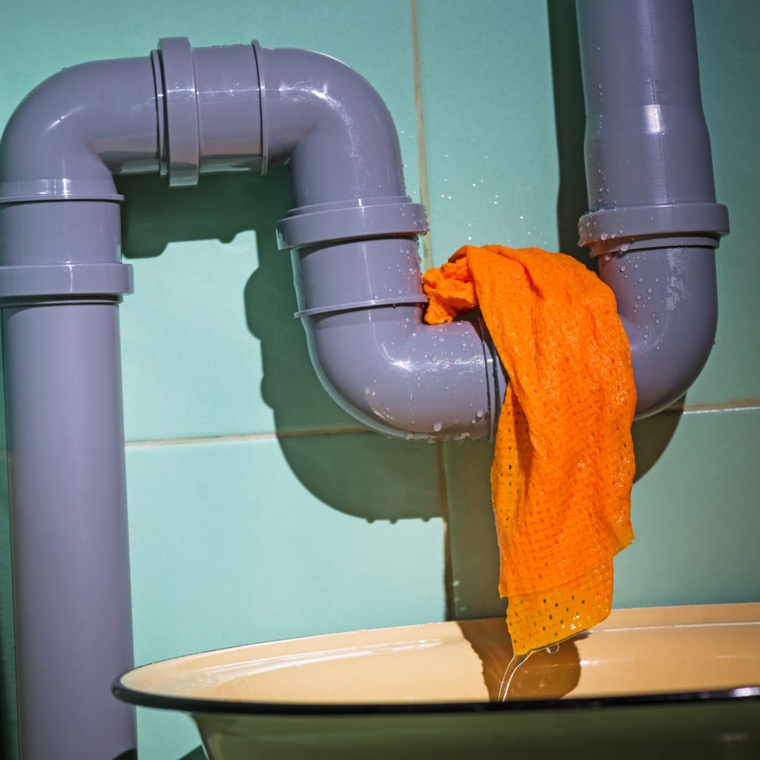 image of a leaking pipe
