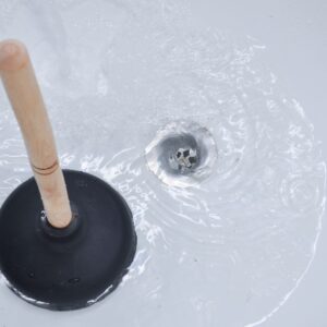 draing with plunger
