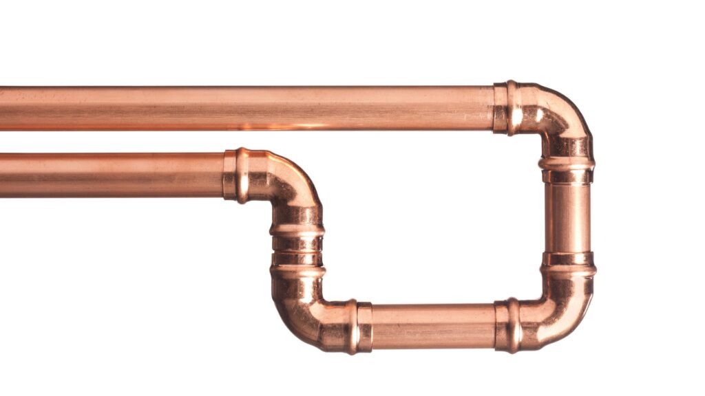 Enlarged view of a pipe