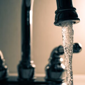 Water running