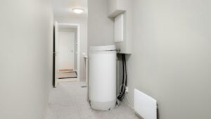 water heater in room