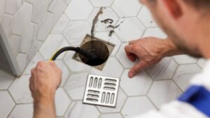 plumber hydrojetting inside